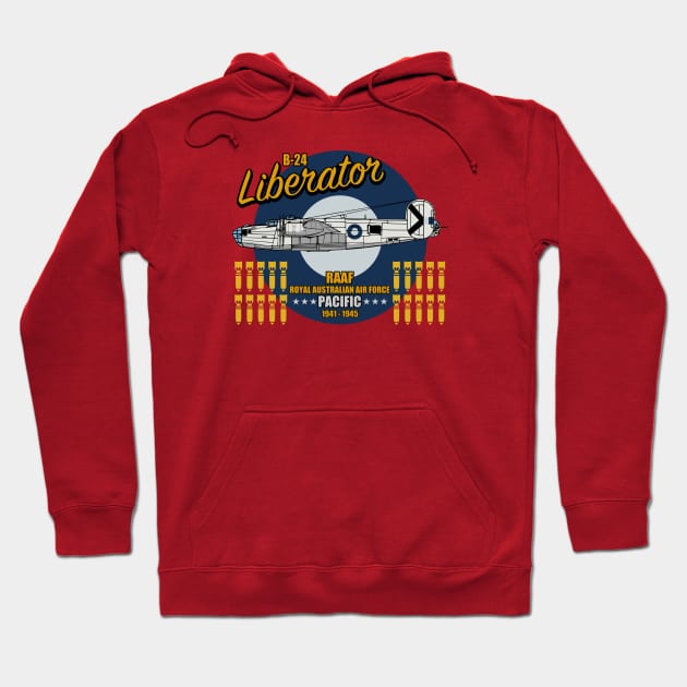 RAAF B-24 Liberator Hoodie by TCP